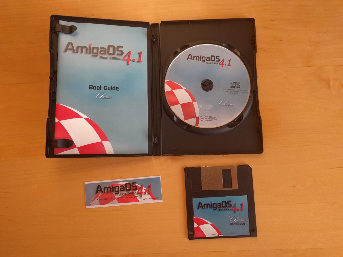 Instalační médium AmigaOS 4.1 Classic