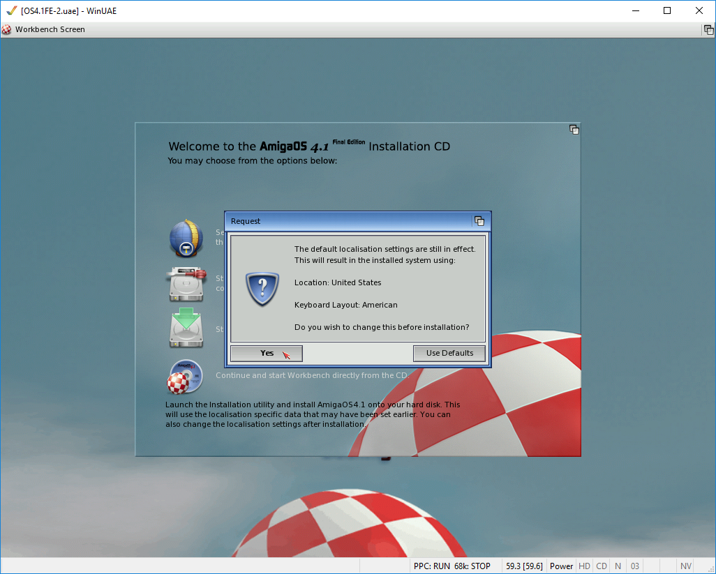 AmigaOS 4.1 - Změna instalace na češtinu