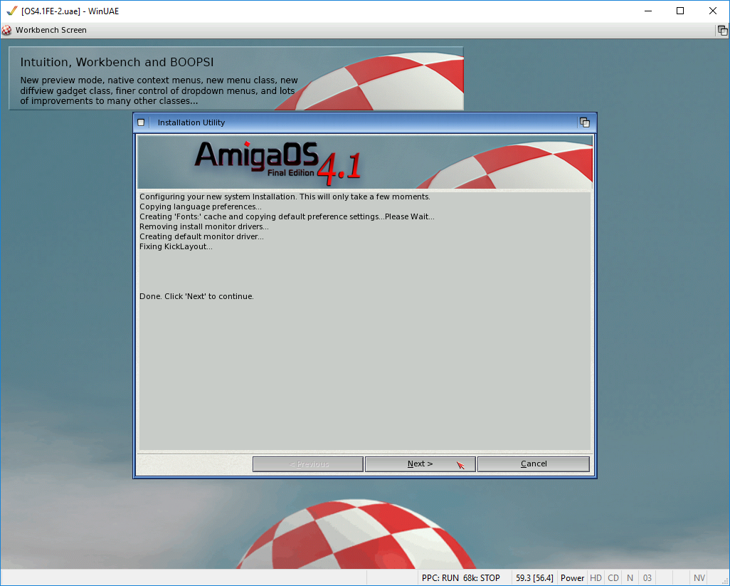 AmigaOS 4.1 - jazyková nastavení