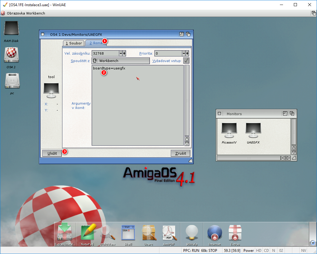 AmigaOS 4.1 - výměna grafického engine