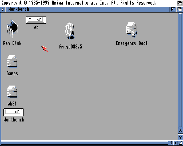 AmigaOS 3.5 - Emergency Boot