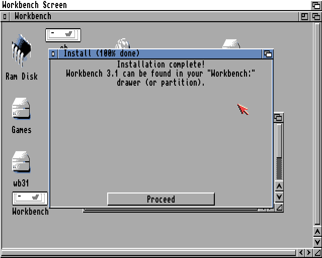 AmigaOS 3.5 - Instalace WB 3.1