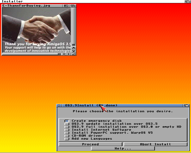 AmigaOS 3.9 - Emergency Floppy