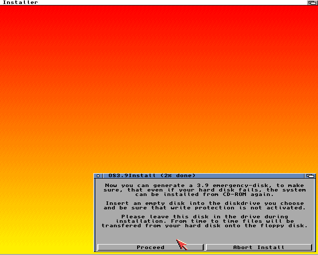 AmigaOS 3.9 - Emergency Floppy