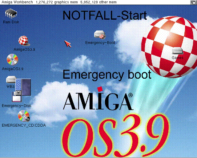 AmigaOS 3.9 - Emergency Floppy