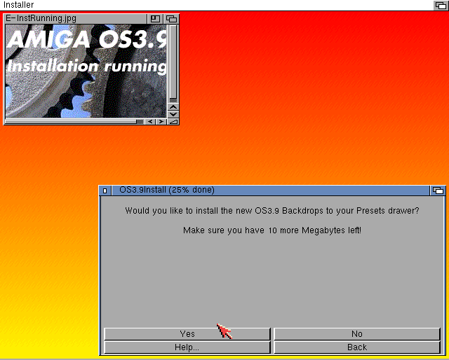 AmigaOS 3.9 - Instalace