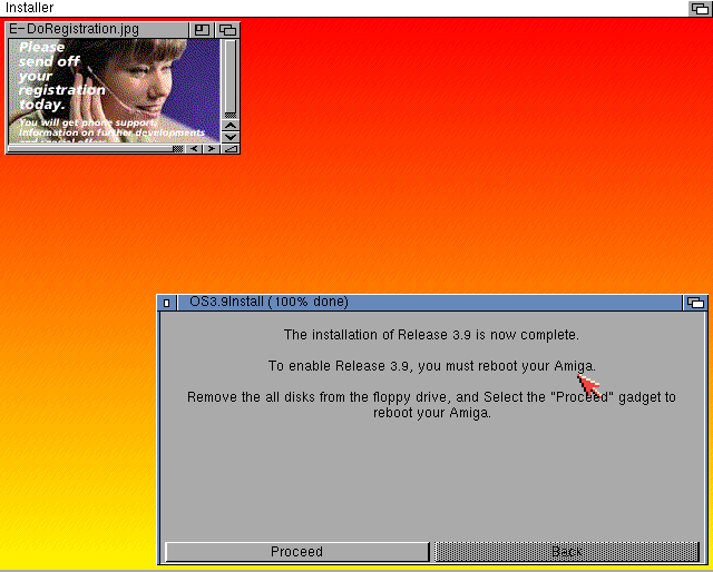AmigaOS 3.9 - Instalace