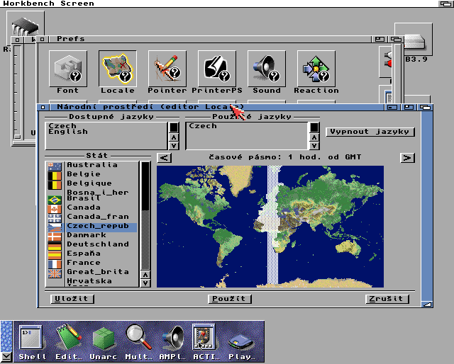 AmigaOS 3.9 - instalace a aktivace češtiny