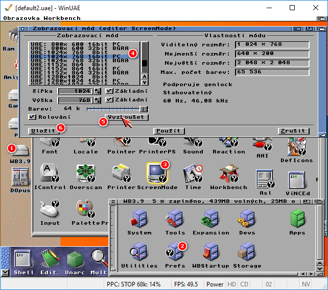 AmigaOS 3.9 - Instalace Picasso96