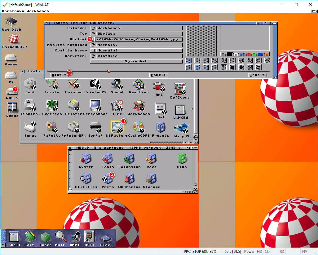 AmigaOS 3.9 - Instalace Picasso96