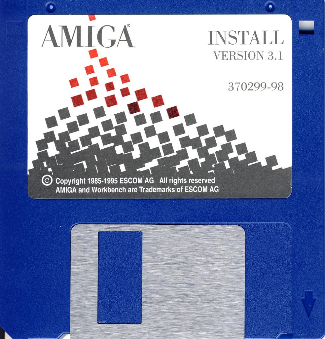 Amiga Workbench 3.1 Install disk