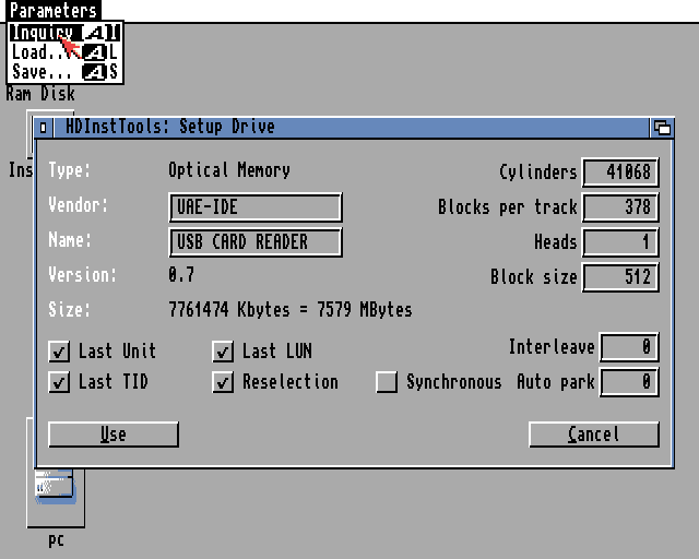 HDInstTools Amiga Workbench 3.1