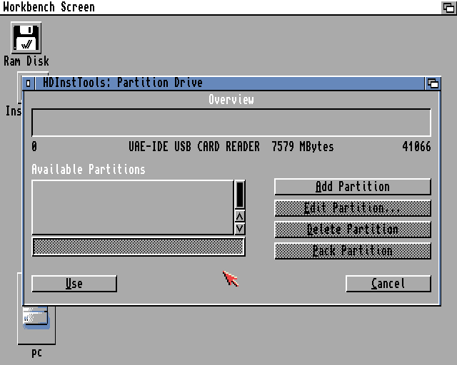 HDInstTools Amiga Workbench 3.1