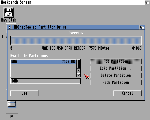 HDInstTools Amiga Workbench 3.1