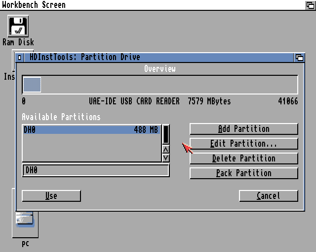 HDInstTools Amiga Workbench 3.1