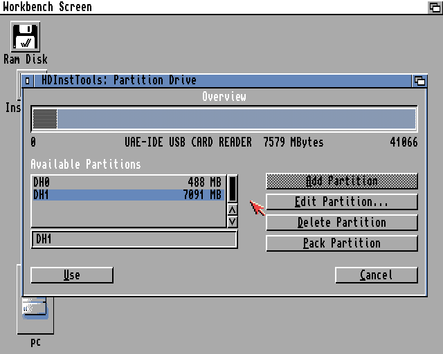 HDInstTools Amiga Workbench 3.1