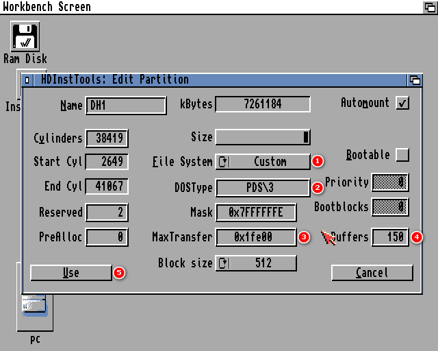 HDInstTools Amiga Workbench 3.1