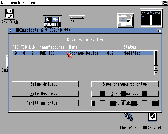 HDInstTools Workbench 3.1 Amiga