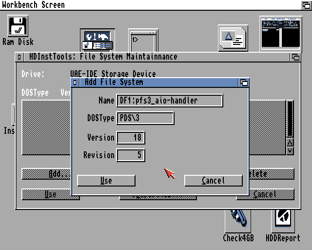 HDInstTools Workbench 3.1 Amiga