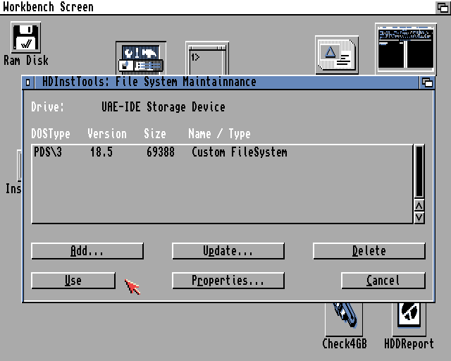 HDInstTools Workbench 3.1 Amiga