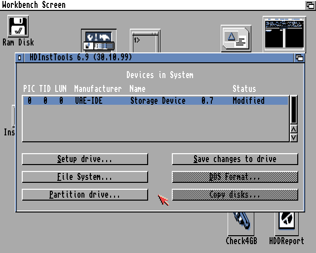 HDInstTools Workbench 3.1 Amiga