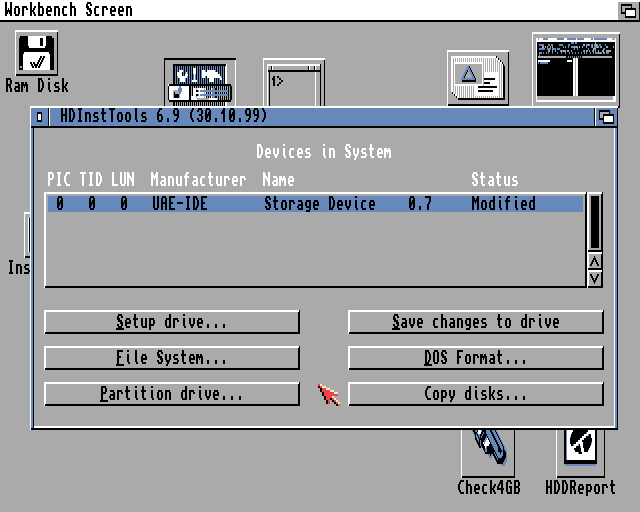 HDInstTools Workbench 3.1 Amiga