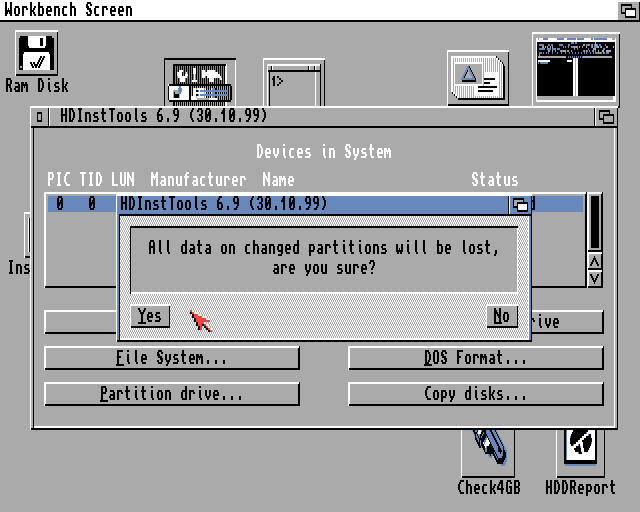 HDInstTools Workbench 3.1 Amiga