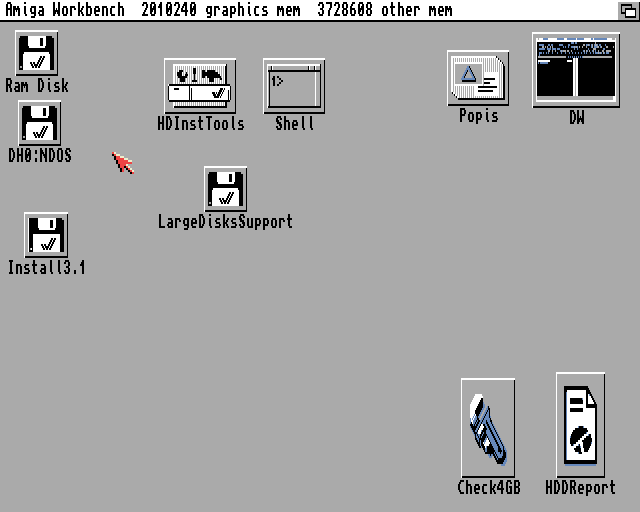 HDInstTools Workbench 3.1 Amiga