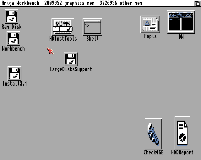 Amiga Disk Format Workbench 3.1