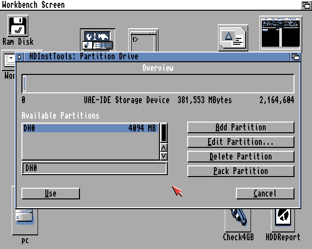 HDInstTools Workbench 3.1 Amiga