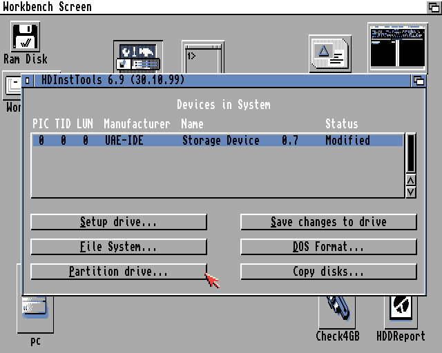 HDInstTools Workbench 3.1 Amiga