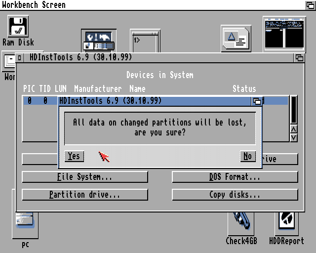 HDInstTools Workbench 3.1 Amiga