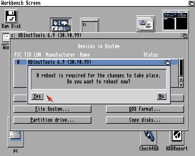 HDInstTools Workbench 3.1 Amiga