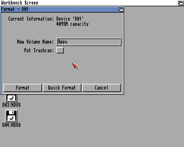 Amiga Disk Format Workbench 3.1