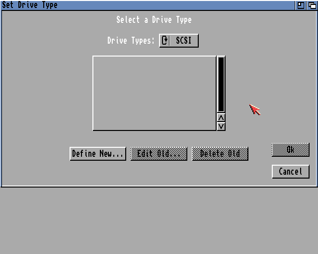 Amiga HDToolBox Workbench 3.1