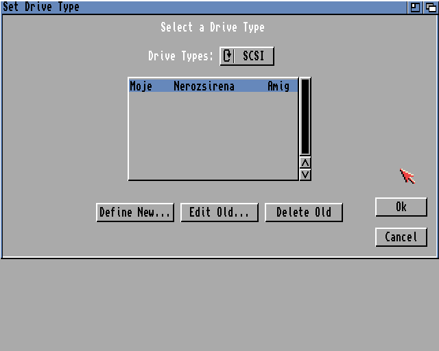 Amiga HDToolBox Workbench 3.1