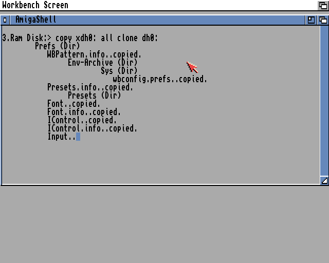 Copy Command AmigaDos