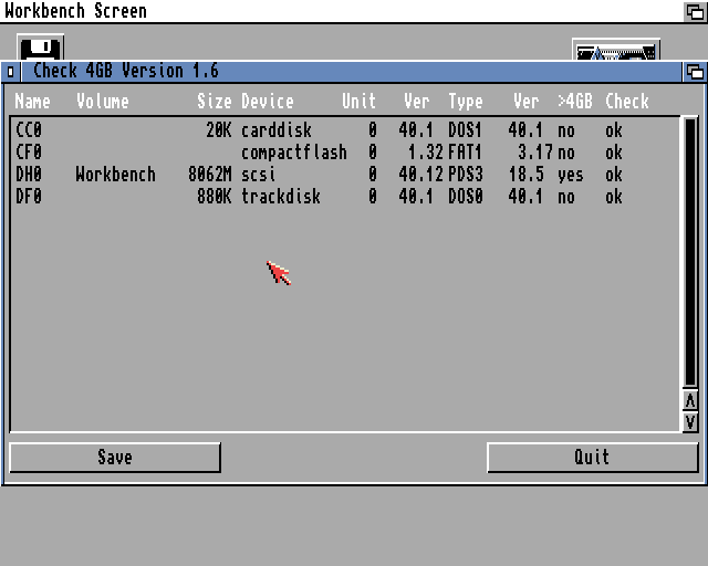 Amiga boot partition size PFS3.