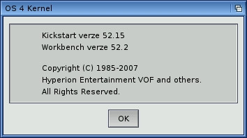 AmigaOS 4.0 - verze jádra