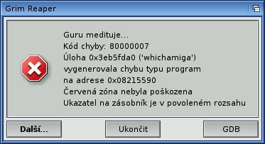 AmigaOS 4.0 - Guru medituje