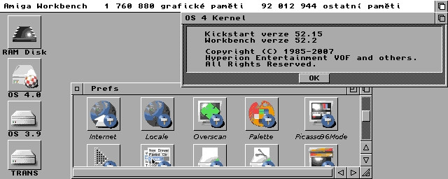 AmigaOS 4.0 v základním PALu