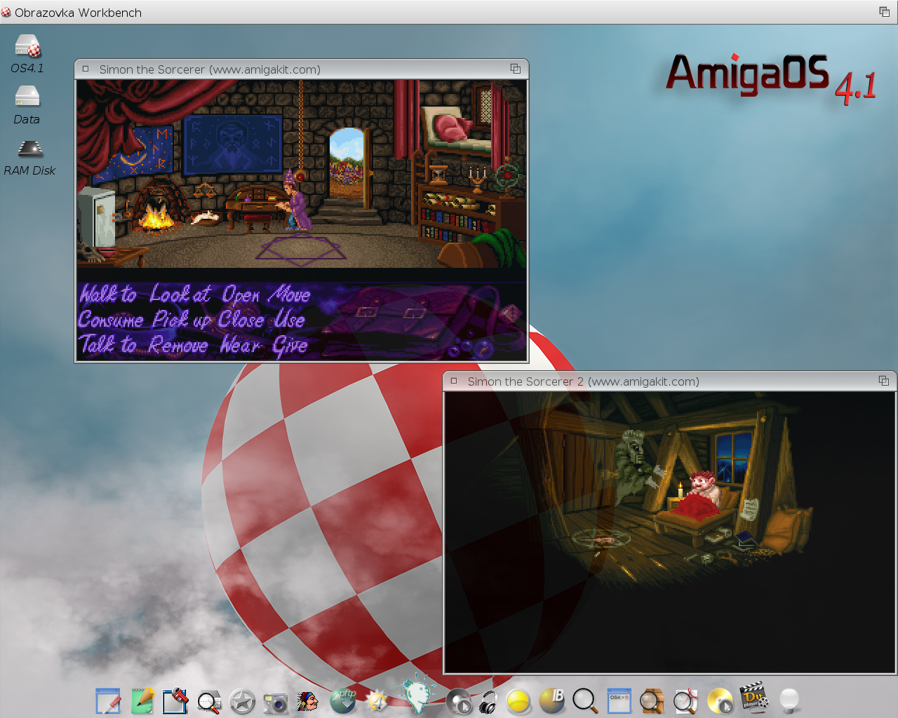 AmigaOS4.1 na Pegasosu2 - Simon the Sorcerer