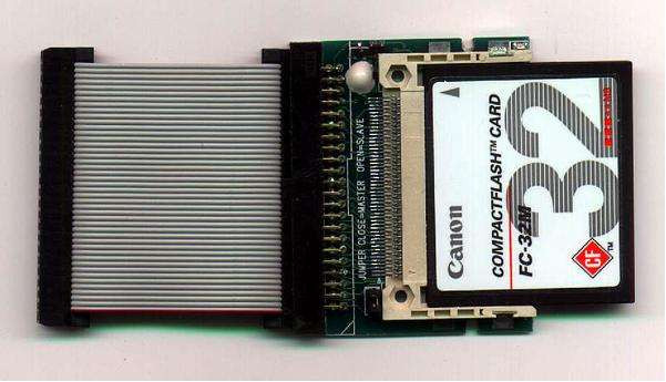 CompactFlash karta jako hdd