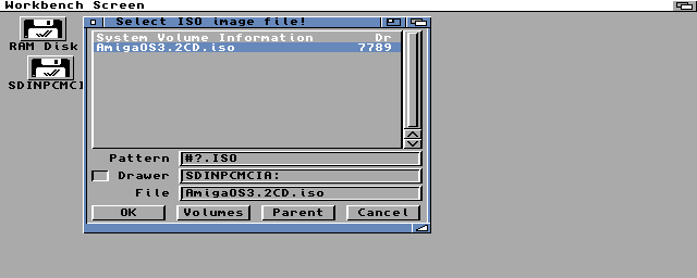 Připojení AmigaOS3.2.iso