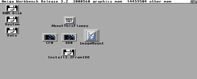 AmigaOS 3.2 - po bootu