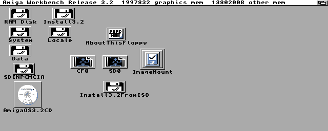 Instalace AmigaOS 3.2