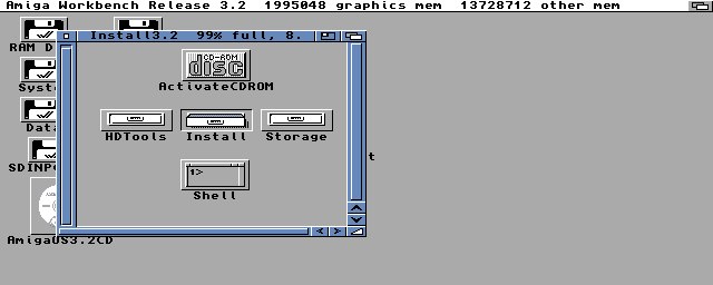 Instalace AmigaOS 3.2