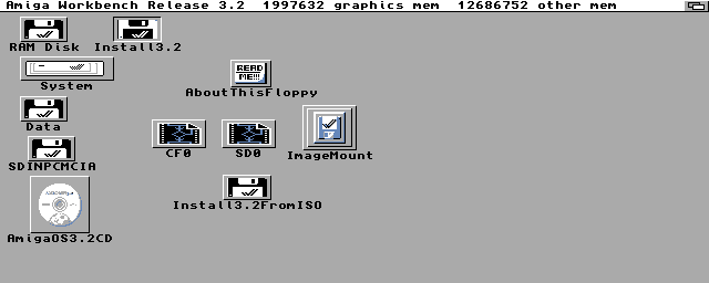 Instalace AmigaOS 3.2