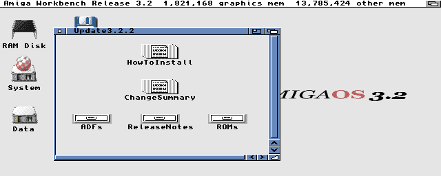 AmigaOS 3.2 - Update 3.2.2.1