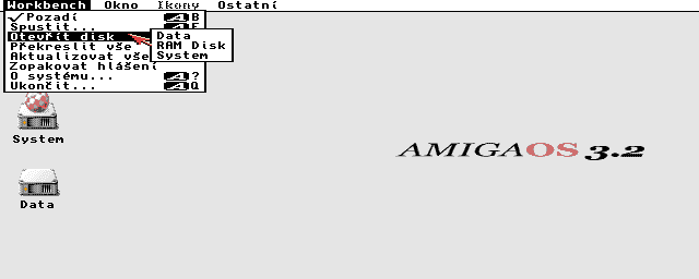 AmigaOS 3.2 s českou lokalizací